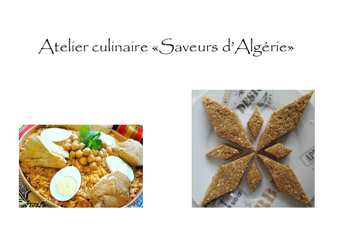 Atelier culinaire « Saveurs d’Algérie »