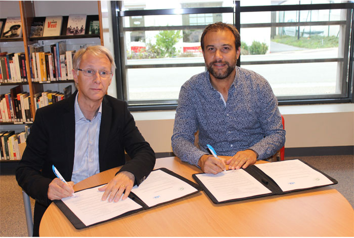 Signature de la convention de partenariat entre la Ville de Quéven et l’Université de Bretagne Sud