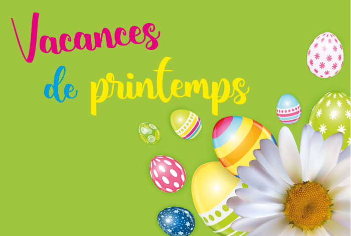 Programme des vacances d’avril