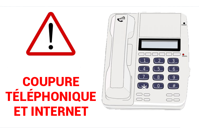Rétablissement lignes téléphoniques et internet