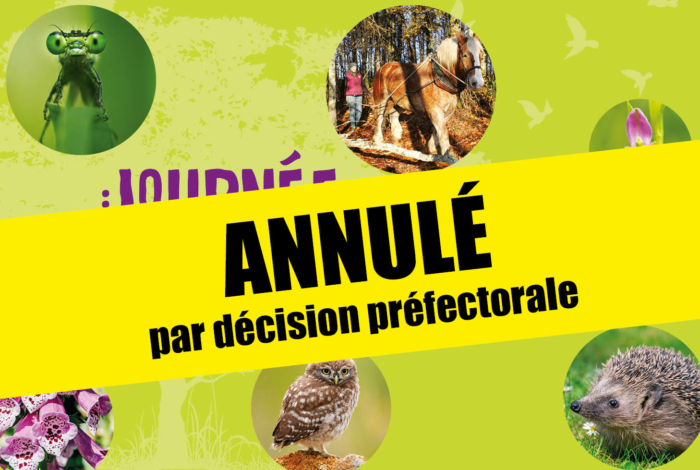 La journée de la biodiversité 2021 est annulée