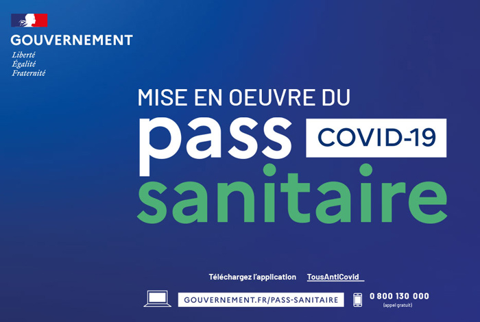 Pass sanitaire obligatoire dans certains lieux publics