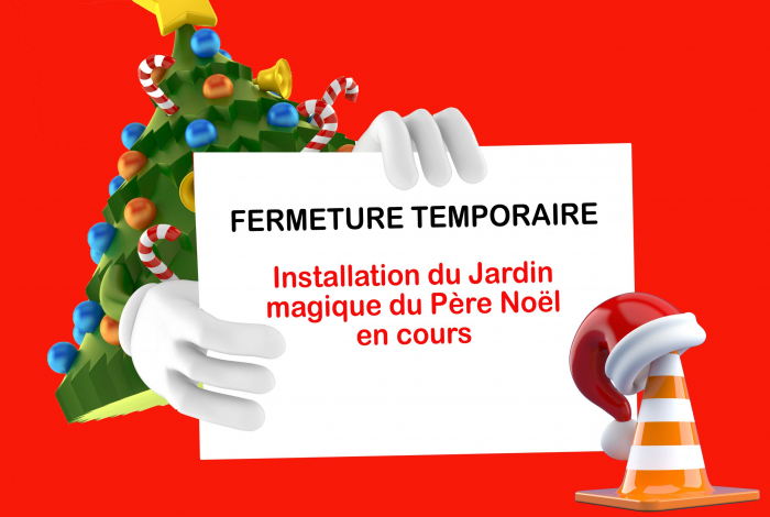 Fermeture temporaire du jardin de la médiathèque