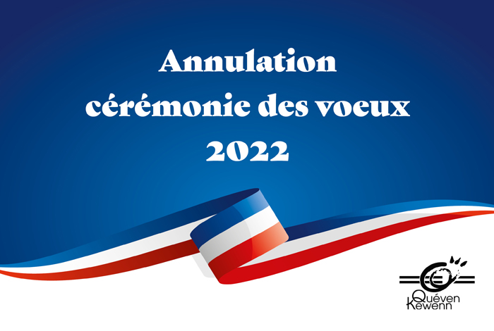 Annulation Cérémonie des voeux 2022