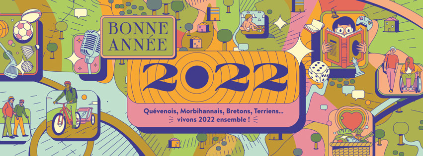 La ville de Quéven vous souhaite une bonne année 2022