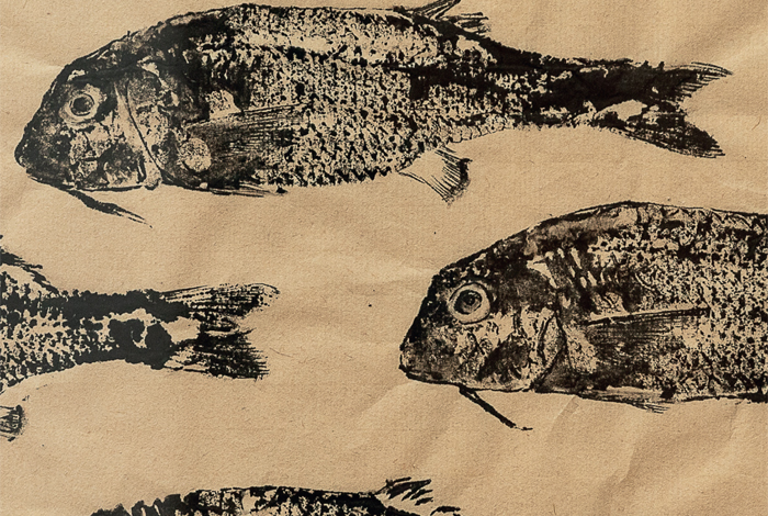 Exposition « Gyotaku, empreintes de poissons » par Ilona Stephani