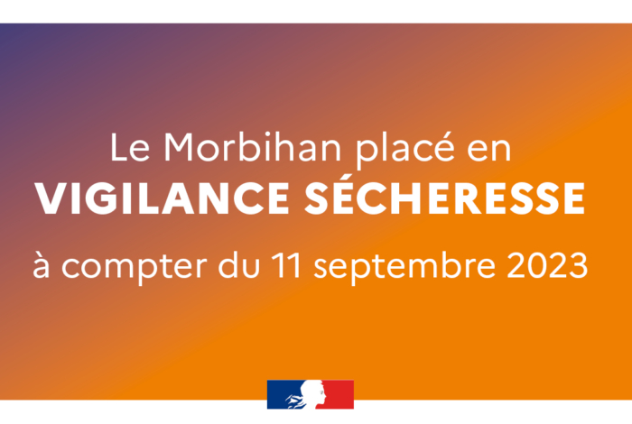 Vigilance sécheresse dans le Morbihan