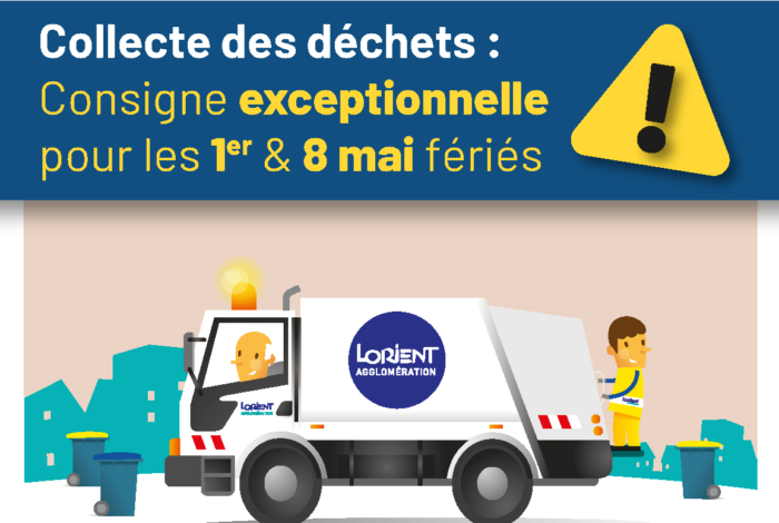 Collecte des déchets : consigne exceptionnelle pour les jours fériés du 1er et 8 mai 2024