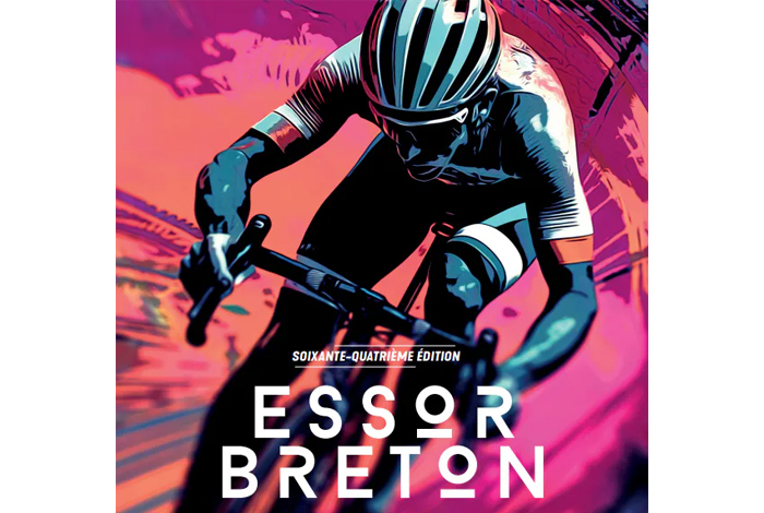 Passage de la course cycliste L’Essor breton à Quéven
