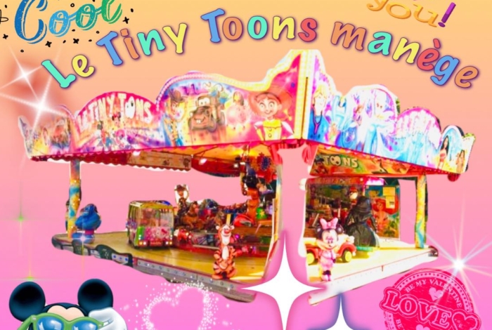 Le manège Tiny Toons de retour place de Toulouse