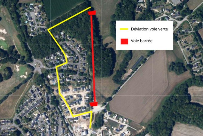 FERMETURE TEMPORAIRE D’UNE PORTION DE LA VOIE VERTE