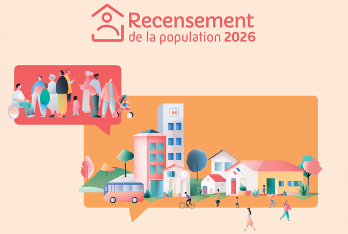 Le recensement de la population commence le 15 janvier 2026