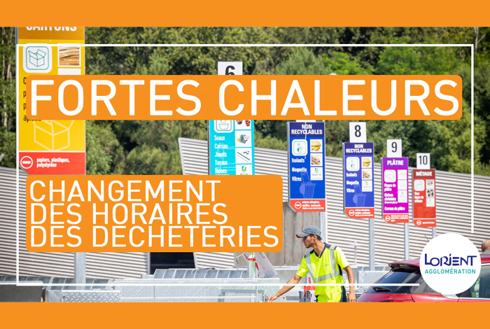 Plan « Fortes chaleurs » : horaires collectes et déchèteries modifiés