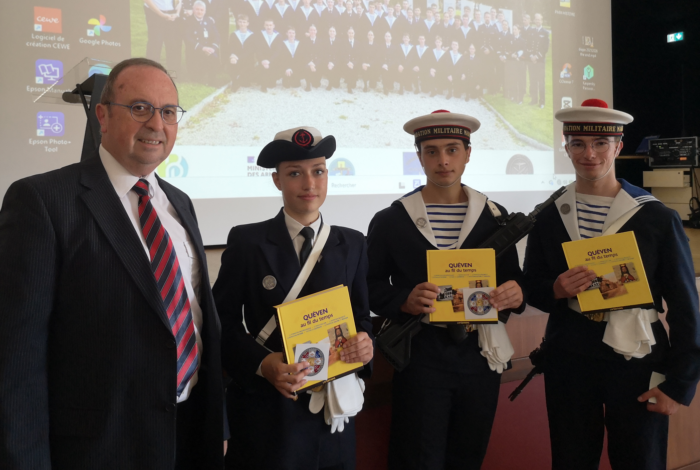 Trois jeunes de Quéven diplômés de la PMM de Lorient