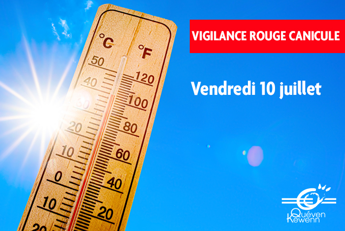 Vigilance rouge Canicule – Vendredi 10 juillet 2026